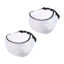 Picture of PATIKIL Flash Bounce Diffuser Cap, 2Pcs Cloth Universal Mini Soft Elastic Mouth Cap Cover for Flashlight Photography Camera Speed Light, White