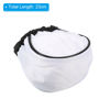 Picture of PATIKIL Flash Bounce Diffuser Cap, 2Pcs Cloth Universal Mini Soft Elastic Mouth Cap Cover for Flashlight Photography Camera Speed Light, White