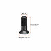 Picture of uxcell M2.5 x 8mm Phillips Screw Fastener Black for Laptop PC TV Fan Switch 150pcs