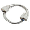 Picture of uxcell® 1.5 Meters DB9 9 Pin Female to Male F/M Converter Extension Cable for Computer PC