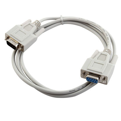 Picture of uxcell® 1.5 Meters DB9 9 Pin Female to Male F/M Converter Extension Cable for Computer PC