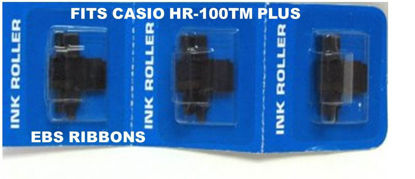 Picture of Casio HR-100TM Plus Compatible Ink Roller 3 Pack