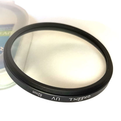 Picture of 62mm HD UV Filter for Nikon Nikkor Z 50-250mm/85mm F1.8D/105mm F2.8G 60mm F2.8 Lens for Z50，for Sony RX10 CX900E AX100E E18-200LE II E10-8 Lens -1Pack
