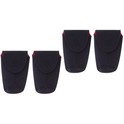 Picture of SOLUSTRE 4 pcs Diving Material Lens Bag Lens Pouch Lens Sleeve Camera Lens Bag SLR Camera Mirror Bag