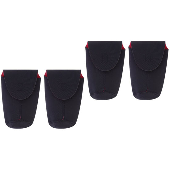 Picture of SOLUSTRE 4 pcs Diving Material Lens Bag Lens Pouch Lens Sleeve Camera Lens Bag SLR Camera Mirror Bag