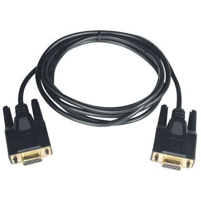 Picture of Tripp Lite Null Modem Serial RS232 Cable (DB9 F/F) 10-ft. (P450-010)