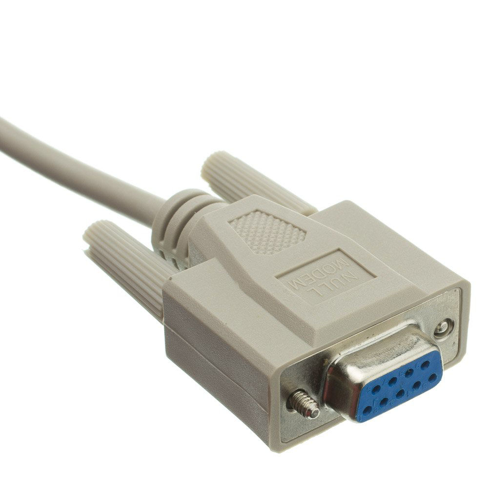GetUSCart- PCCONNECT Null Modem Cable 6feet Cable, UL, DB9 Male / DB9 ...