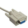 Picture of PCCONNECT Null Modem Cable 6feet Cable, UL, DB9 Male / DB9 Female, 8 Conductors