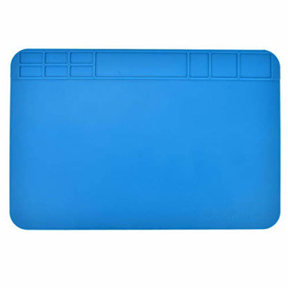 Picture of 125 Digital Product Repair Silicone Pad, Heat Insulation Silicone Pad Mobile Phone Computer Repair Disassembly Work Station Desktop Mat