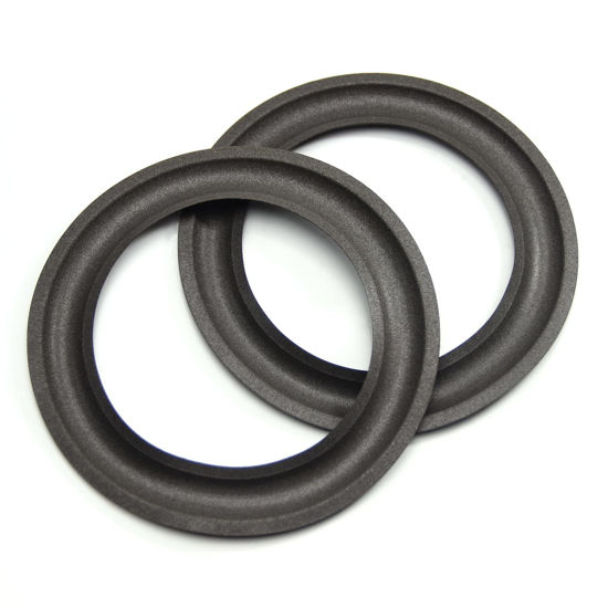Picture of Fielect 5.5inch/142mm Speaker Foam Edge Surround Rings Replacement Part for Speaker Repair or DIY 2pcs