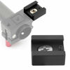 Picture of DAUERHAFT Cold Shoe Mount Adapter Bracket,Aluminium Alloy Flash Hot Shoe Adapter Mount,Cold Shoe Mount Adapter,with 1/4In Screw,1/4In Thread Hole,for Camera Tripod Photo Studio Kit