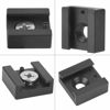 Picture of DAUERHAFT Cold Shoe Mount Adapter Bracket,Aluminium Alloy Flash Hot Shoe Adapter Mount,Cold Shoe Mount Adapter,with 1/4In Screw,1/4In Thread Hole,for Camera Tripod Photo Studio Kit