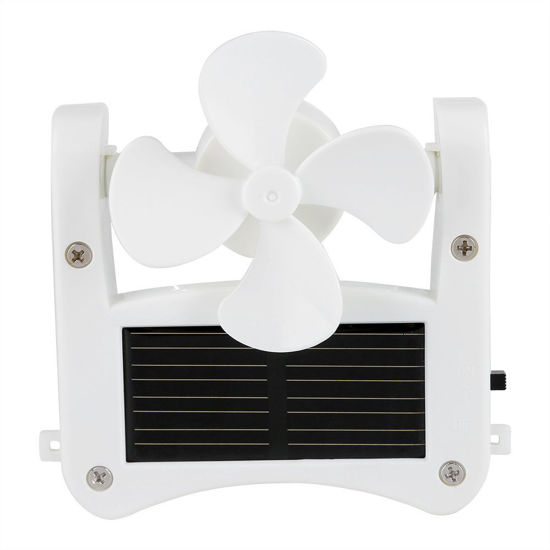 Picture of Yosoo Portable SolarFan, Solar PowerHat Clip on Mini Fan Pocket Clips Solar Hat Sport Fan USB Hanging Cooler for Indoor Ourdoor