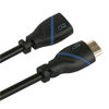 Picture of 3 FT (0.9 M) High Speed HDMI Cable Male to Female with Ethernet Black (3 Feet/0.9 Meters) Supports 4K 30Hz, 3D, 1080p and Audio Return CNE522166 (2 Pack)