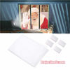 Picture of Window Movie Projection Screen, Foldable Rear Projection Screen, Virtual Halloween Christmas Movie Display Plastic White Projection Screen Window Projection Videos, 1.8×1.2m