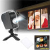 Picture of Window Movie Projection Screen, Foldable Rear Projection Screen, Virtual Halloween Christmas Movie Display Plastic White Projection Screen Window Projection Videos, 1.8×1.2m