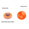 Picture of LXH 2 PCS Orange Concave Soft Shutter Release Button for Camera with Shutter Release Socket Such as Fuji Fujifilm X100T/X100F/X100S/X-E2/X-E2S/XPRO-1/X-PRO2/X-T10/X-T20/X10/X20/X30 PEN-FConcave Design