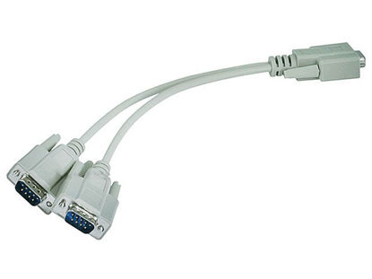 Picture of Monoprice RS232 Serial Mouse or Monitor Splitter Cable (104640)