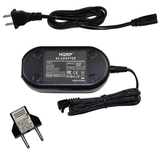 Picture of HQRP AC Power Adapter for Samsung SC-L810 / SCL810 Camcorder - (incl. USA Plug & Euro Adapter)