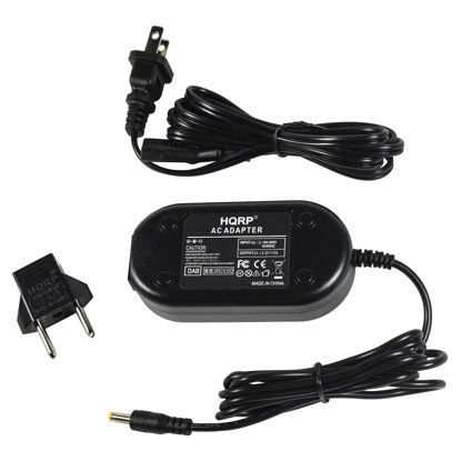Picture of HQRP AC Power Adapter/Charger Replacement Compatible with Panasonic VSK0426 VSK0617 VSK0621 VSK0625 VSK0646 VSK0668 VSK0688 VSK0695 VSK0710 VSK0784 Camcorder with USA Cord + HQRP Euro Plug Adapter