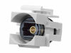Picture of Monoprice 108729 Keystone Jack TOSLINK Female to Female Coupler Adapter, White, 1-Pack