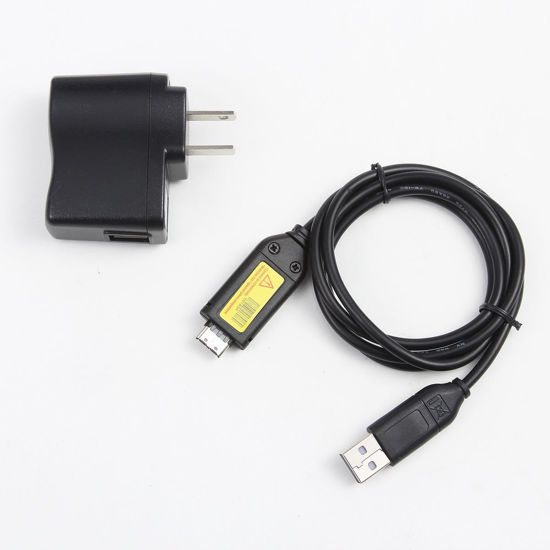 Picture of MaxLLTo 1A USB AC Power Adapter Battery Charger Cord for Samsung SL620 SL630 SL50 Camera