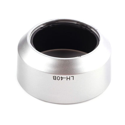 Picture of Foto4easy LH-40B Lens Hood Shade Protect Mount for Olympus M. Zuiko Digital 45mm F1.8 1:1.8 Lens (Sliver)
