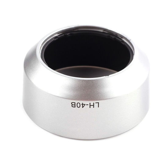 Picture of Foto4easy LH-40B Lens Hood Shade Protect Mount for Olympus M. Zuiko Digital 45mm F1.8 1:1.8 Lens (Sliver)