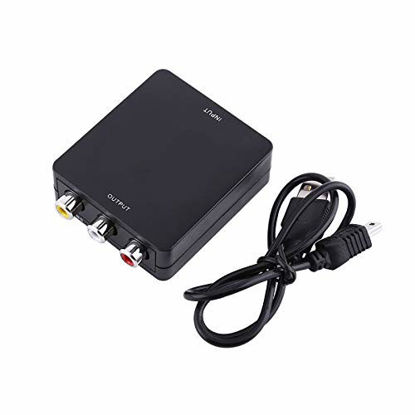 Picture of Heaveant Converter Digital HDMI to Composite Video Audio AV CVBS Adapter Converter 720p/1080p (Black)