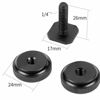 Picture of FEICHAO 2Pcs Professional 3/8 1/4 Hot Shoe Adapter Tripod Mount Screw to Flash for DSLR Camera (1/4 Shoe)
