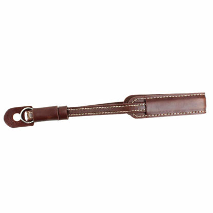 Picture of CamDesign Brown Color Adjustable PU Leather Camera Hand Wrist Strap Compatible with Sony NEX Leica Canon Nikon Panasonic Fujifilm Olympus Pentax Samsung Mirrorless compact Camera