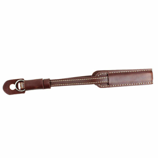 Picture of CamDesign Brown Color Adjustable PU Leather Camera Hand Wrist Strap Compatible with Sony NEX Leica Canon Nikon Panasonic Fujifilm Olympus Pentax Samsung Mirrorless compact Camera