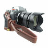 Picture of CamDesign Brown Color Adjustable PU Leather Camera Hand Wrist Strap Compatible with Sony NEX Leica Canon Nikon Panasonic Fujifilm Olympus Pentax Samsung Mirrorless compact Camera