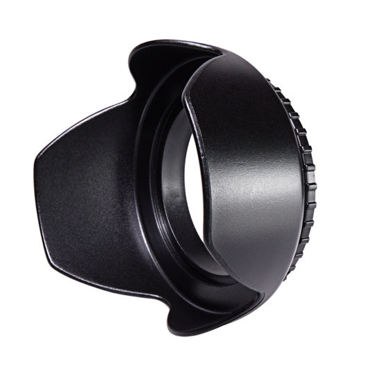 Picture of CamDesign 72mm Tulip Flower Lens Hood Compatible with Canon, Nikon, Sony, Samsung, Olympus, Pentax, Fujifilm, and Panasonic Lens