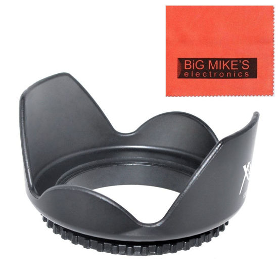 Picture of 58mm Digital Tulip Flower Lens Hood for Panasonic Lumix G X Vario 12-35mm f/2.8 Asph, Lumix G VARIO 14-140mm f/3.5-5.6 ASPH, Lumix G Vario 35-100mm f/2.8 Zoom Lens