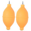 Picture of KICHOUSE 2pcs Dust Blower Keyboard Dust Cleaner Camera Lens Cleaner Air Pix Squeeze Bulb Camera Cleaning Bulb Dust Cleaner Bulb Blower Remover Rocket Blower Cleaner Yellow