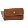 Picture of Memory Card Wallet - SD Card Storage - Slim and Foldable with Transparent Slots，Euro-American Style，Memory Card Carrying Case in Leather，Can Carry Up6 SD Cards (Brown)