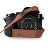 Picture of Foto&Tech Padded Neck Shoulder Strap with Brown Grosgrain Ties Compatible with Fujifilm Samsung Sony Olympus Panasonic Canon Nikon Pentax Compact Cameras Point and Shoots Cameras