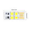 Picture of PATIKIL 6000-6500K Mini USB LED Light, 4 Pack 0.5W Portable Touch Night Light Slim Lamp Module for Camping Laptop Keyboard, Clear White Light