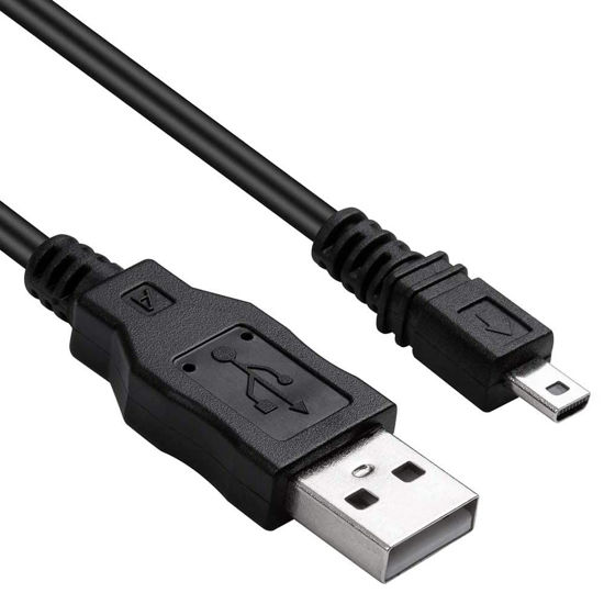 Picture of CB-USB7 USB Cable Replacement 8Pin Camera Transfer Data Sync Charging Cord Compatible with Olympus Digital Camera FE-20 FE45 FE 46 FE47 FE-220 FE230 FE-235 FE240 and More (3.3ft/No Magnetic Ring)