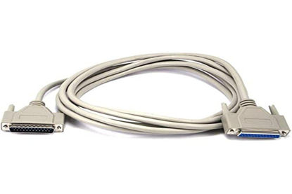 Picture of Monoprice DB25 Molded Cable - 10 Feet - White | Male to Female