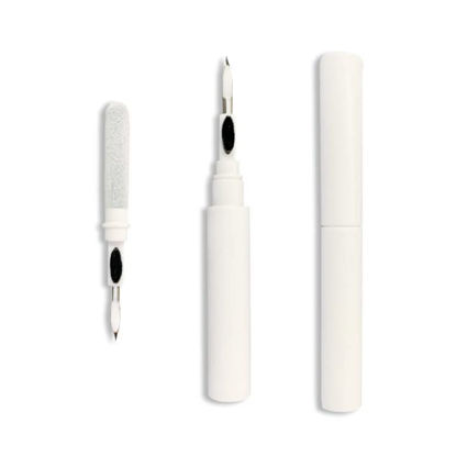 Picture of Bluetooth Earbuds Cleaning Pen,in-Ear Headphones Cleaning,Soft Microfiber Brush,Washing Anti-Clogging Cleaning Brush Kit,for Cleaning The Earwax, Dust in Earphone,Camera and Mobile Phone