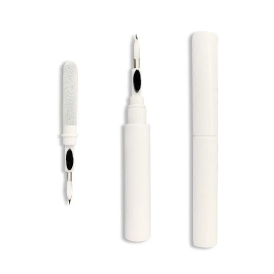 Picture of Bluetooth Earbuds Cleaning Pen,in-Ear Headphones Cleaning,Soft Microfiber Brush,Washing Anti-Clogging Cleaning Brush Kit,for Cleaning The Earwax, Dust in Earphone,Camera and Mobile Phone