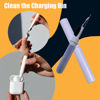 Picture of Bluetooth Earbuds Cleaning Pen,in-Ear Headphones Cleaning,Soft Microfiber Brush,Washing Anti-Clogging Cleaning Brush Kit,for Cleaning The Earwax, Dust in Earphone,Camera and Mobile Phone