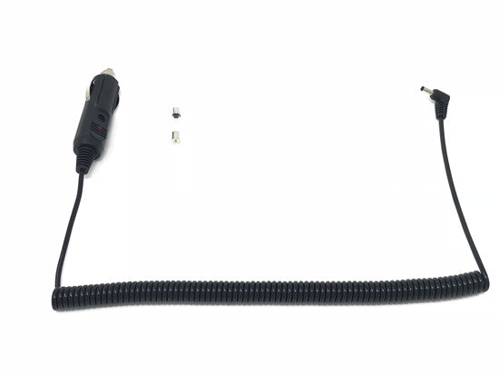 Picture of DCPOWER Coiled DC Power Cord Compatible Replacement for Cobra SPX6655 IVT Ultra Performance Radar Detector