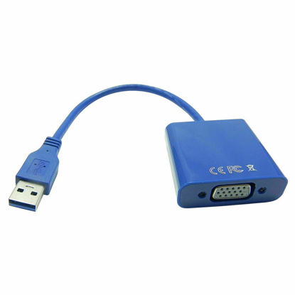 Picture of Mintata2019 USB3.0 to VGA Cable Multi-Display Cable HD 1080P Video Display Adapter Converter Compatible with Windows XP 7 8 8.1 10 Vista