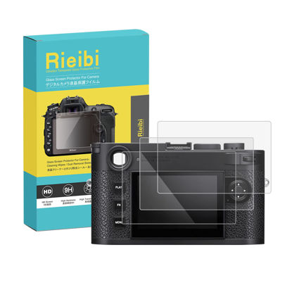 Picture of Rieibi (3 Packs) Screen Protector for Leica M11 Digital Camera, 0.33mm 9H Hardness Tempered Glass Film for Leica M11 Anti-Fingerprint Anti-Scratch Ultra-clear