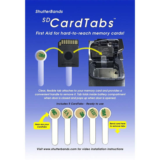 Picture of SD CardTabs to Make Memory Cards Easier to Remove