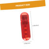 Picture of HOMSFOU 1 Set USB Night Light Atmosphere Lights USB Laptop Keyboard Light Laptop Lamp Keyboard Lamp Portable Reading Light Flexible Mini USB Light USB Laptop Light Bedside Light Red PVC