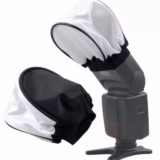 Picture of EXMAX® 3.5x2.4inches Universal Soft Mini Flash Bounce Diffuser Cap for Speedlight